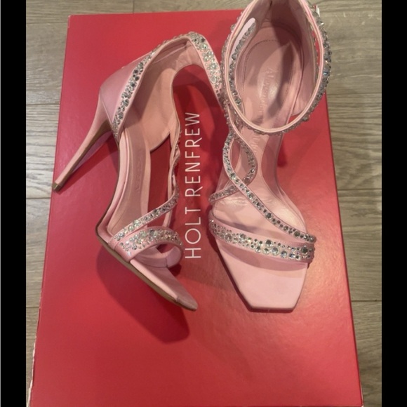 Alexander McQueen Crystal-Embellished Satin High-Heel Sandals - Picture 3 of 11